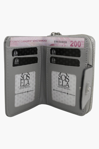 Sosela Kadın Cüzdan Gri SSL-4028