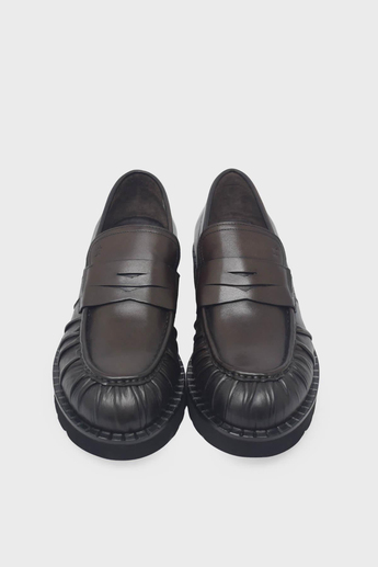 Tamer Tanca Erkek Deri Loafer Kahve TT987231