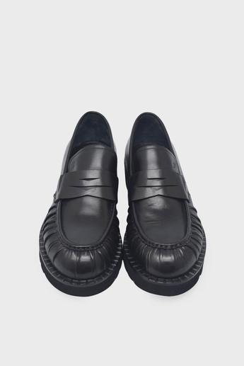 Tamer Tanca Erkek Deri Loafer Siyah TT987231
