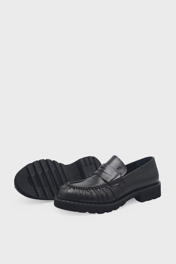Tamer Tanca Erkek Deri Loafer Siyah TT987231