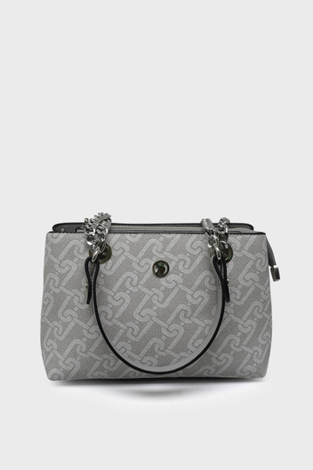 U.S. Polo Assn. Kadın Omuz Çantası Gri US-24123