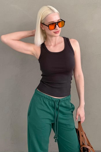 Füme Askılı Kadın Atlet Mg2440