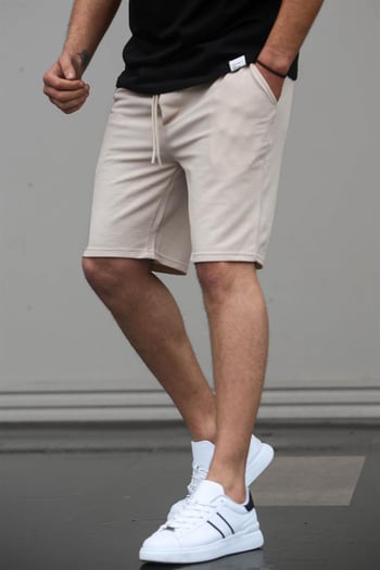 Bej Basic Erkek Şort 5438