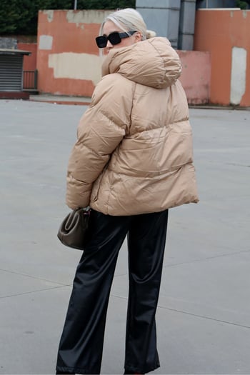 Beige Oversize Pocket Jacket MG1358