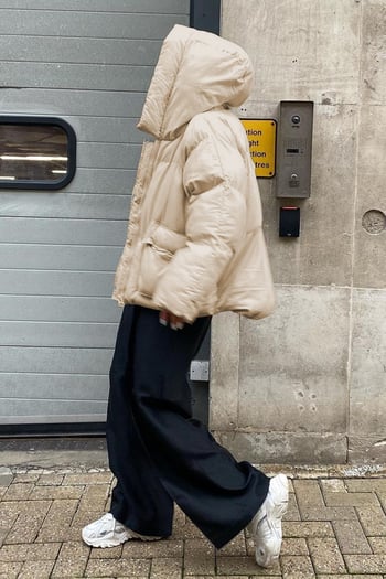 Beige Oversize Pocket Jacket MG1358