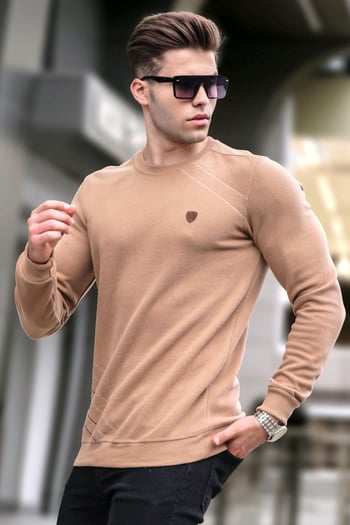Bisküvi Basic Bisiklet Yaka Triko Kazak 5965