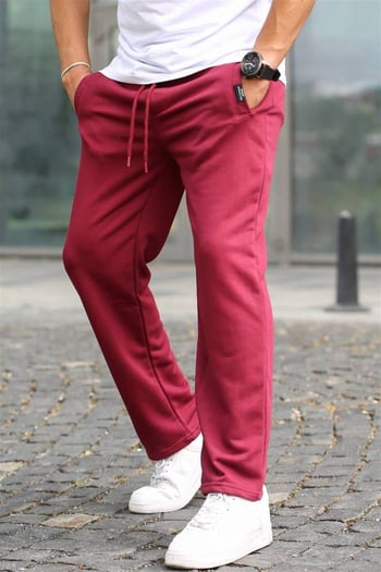 Bordo Basic Eşofman Altı 5479