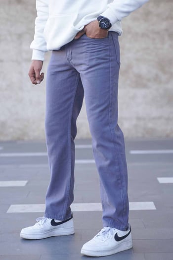 Dye Gray Straight Fit Jeans 6312