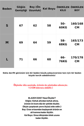 Kahverengi Keten Blazer Kadın Ceket Mg2443