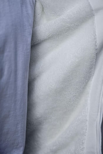 Ekru Baskılı Fermuarlı Erkek Sweatshirt 6155