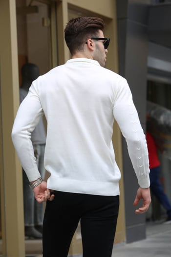 Ecru Knitwear Sweater 5606