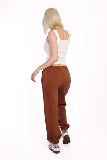 Kahverengi Comfort Fit Eşofman Altı MG1353