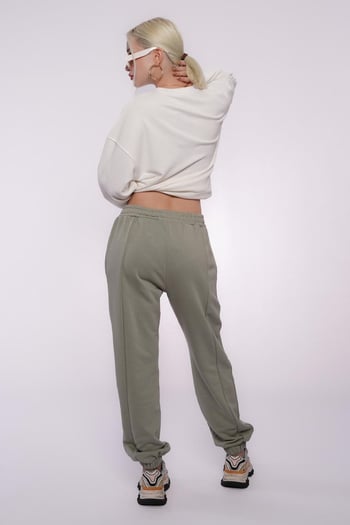 Mint Yeşili Comfort Fit Eşofman Altı MG1353