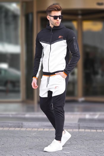 Madmext Men Black Tracksuit 5697