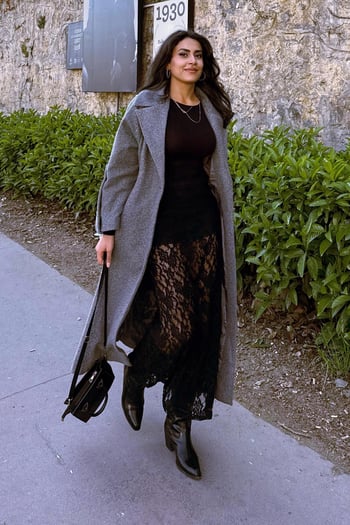 Madmext Siyah Dantel Kadın Etek Mg2338