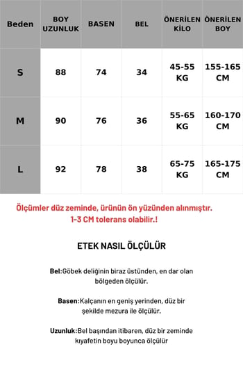 Siyah/Haki Kare Desenli Midi Kadın Etek MG2617