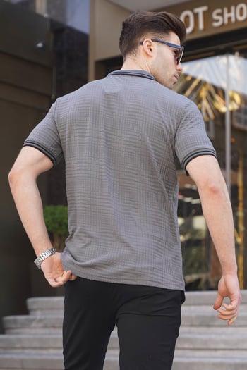 Füme Basic Regular Fit Erkek Polo Yaka Tişört 6100