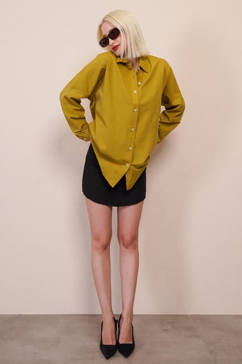 Mad Girls Hardal Oversize Gömlek MG1369