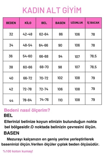 Mad Girls Bej Palazzo Jean Mg1247