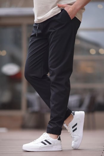 Siyah Erkek Jogger Pantolon 6529