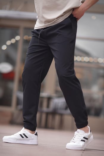 Siyah Erkek Jogger Pantolon 6529