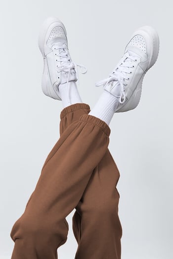 Women Camel Oversize Sweatpants MG1235