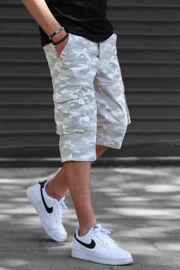Men Camouflage Capri Shorts 5754