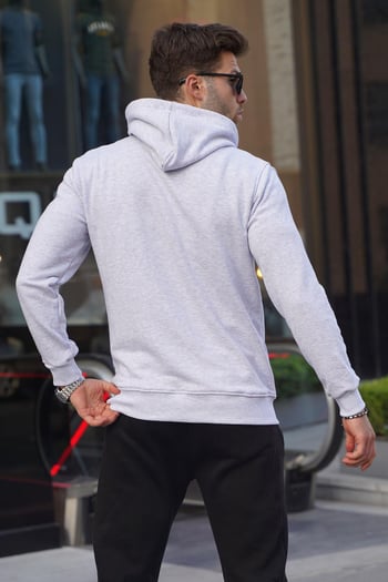 Karmelanj Baskılı Kapüşonlu Sweatshirt 6149