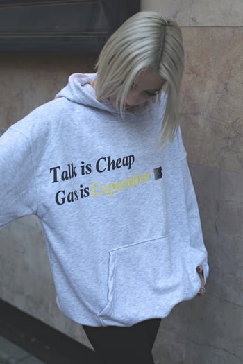 Karmelanj Baskılı Oversize  Kapüşonlu Sweatshirt MG1573