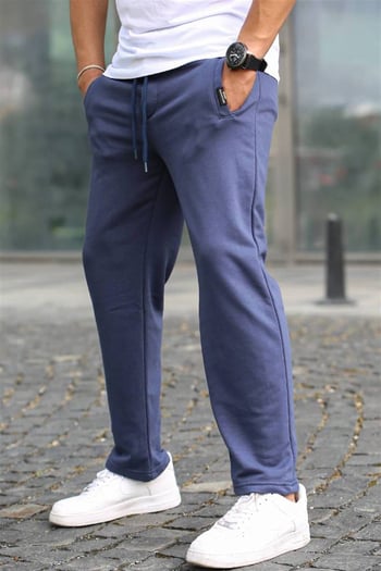 Navy Blue Basic Trousers 5479