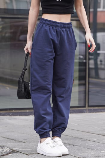Lacivert Comfort Fit Basic Eşofman Altı MG1635