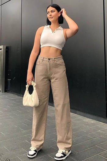 Mad Girls Bej Palazzo Jean Mg1247