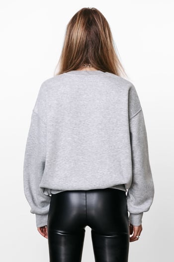 Mad Girls Gray Sweatshirt MG925