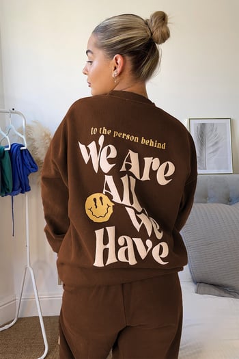 Mad Girls Brown Tracksuit Mg1278