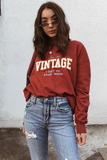 Mad Girls Kiremit Sweatshirt MG970