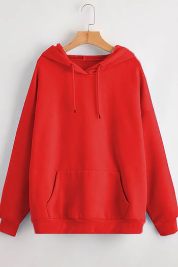 Mad Girls Kırmızı Kadın Sweatshirt MG827