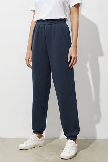 Mad Girls Navy Blue Sweatpants MG1353