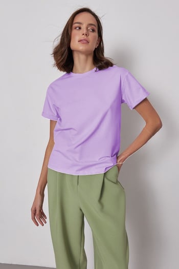 Mad Girls Purple T-shirt MG1351