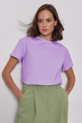 Mad Girls Purple T-shirt MG1351