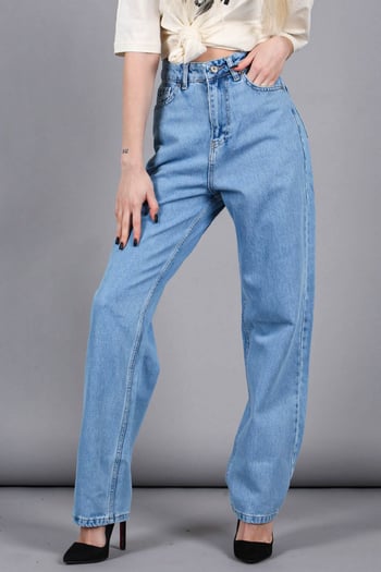 Mad Girls Blue Palazzo Jeans Mg1154