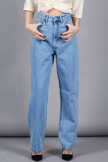 Mad Girls Blue Palazzo Jeans Mg1154