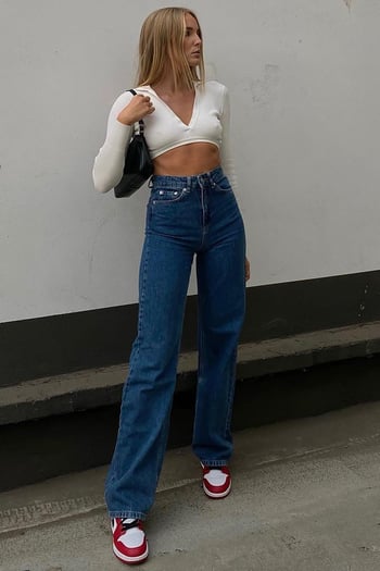 Mad Girls Blue Palazzo Jeans MG1400