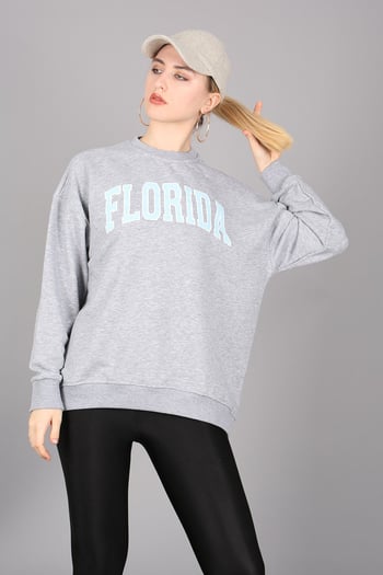 Mad Girls Mavi Sweatshirt MG1203