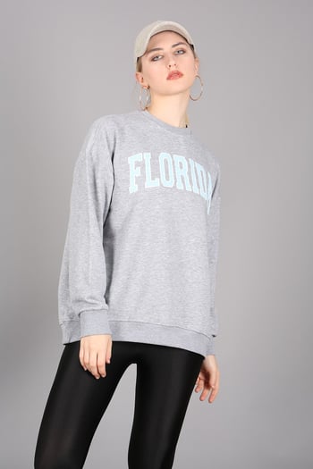 Mad Girls Mavi Sweatshirt MG1203