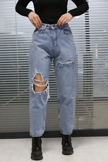 Mad Girls Blue Palazzo Jeans Mg1156