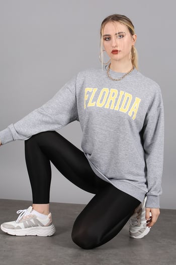 Mad Girls Sarı Sweatshirt MG1203