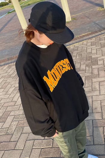 Mad Girls Black Sweatshirt MG1268