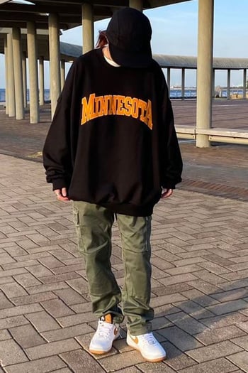 Mad Girls Black Sweatshirt MG1268