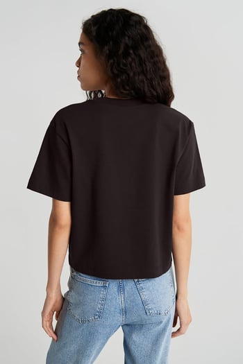 Mad Girls Black T-shirt MG1284