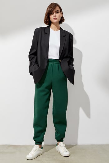 Mad Girls Green Sweatpants MG1353
